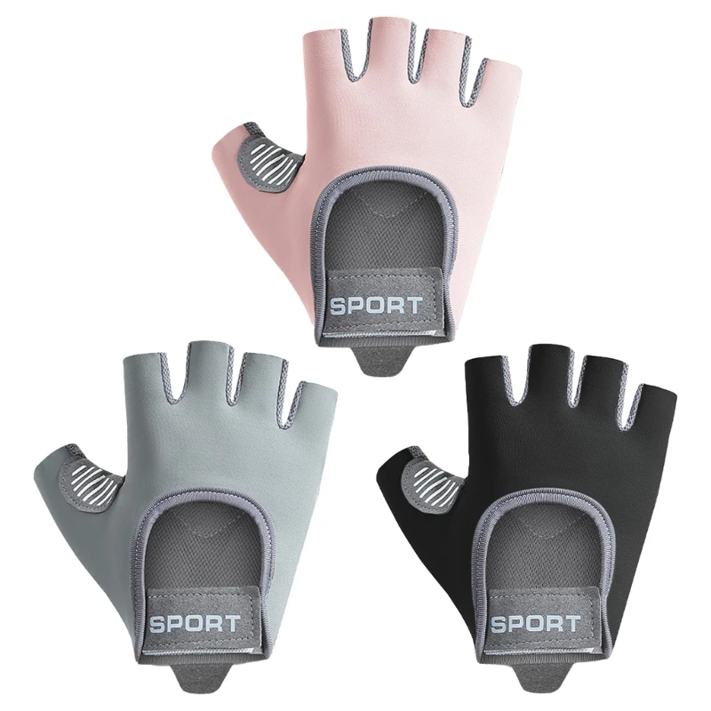 Dropship Breathable Non-Slip Half Finger Riding Glove Shockproof Sports Training Glove