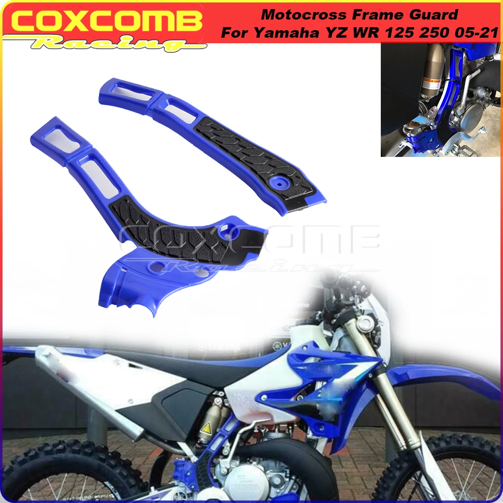 Per Yamaha Yz Wr 125 250 Motocross Off Road Grip Frame Guard Enduro Dirt Bike Frame Protection Per Yz125 Yz250 Wr125 Wr250 05-22
