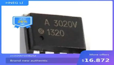 

100% NEW Free shipping A3020V HCPL-3020V SOP8