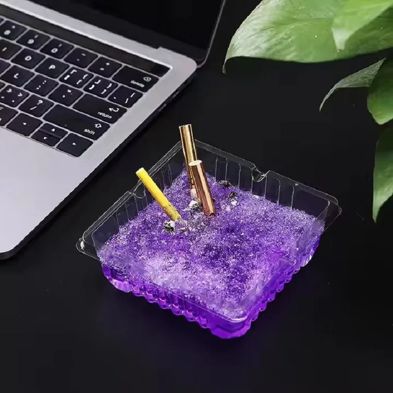 Disposable Plastic Ashtray portable ashtray cigarettes ashtray 20pc / 50pc With Eco-Friendly Sand Smokeless Cheap Indoor and Outdoor Portable Cigarette Ashtray