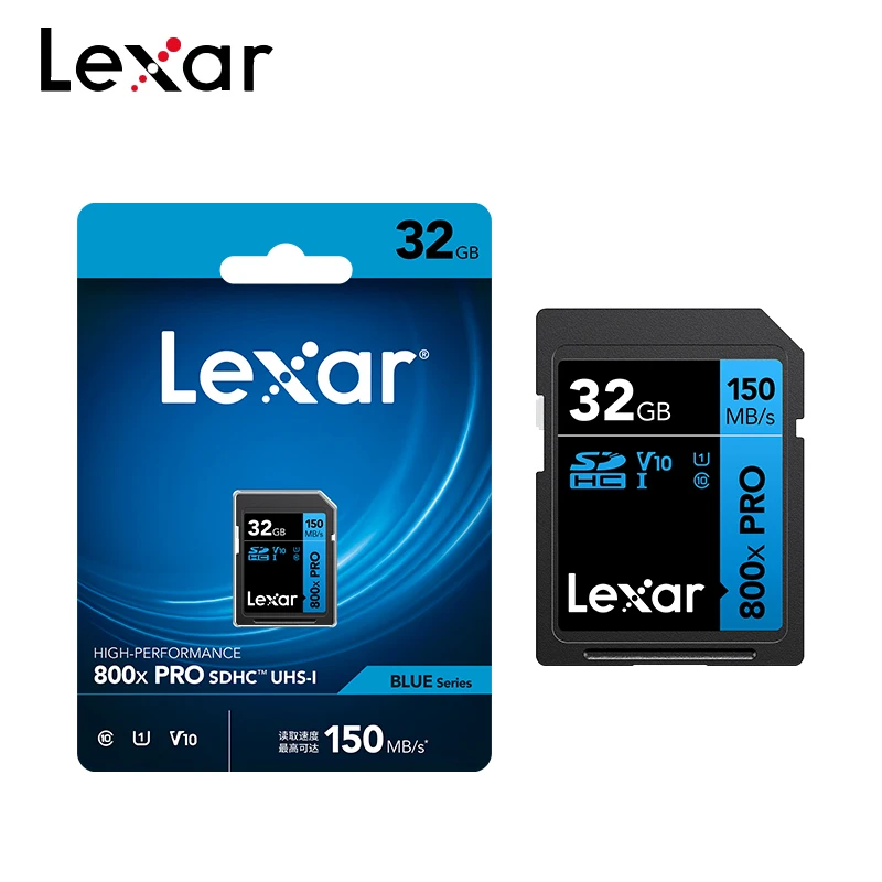 Lexar-100%  800x Pro ޸ ī Ŭ 10 б ӵ ִ 150 ްƮ/ 32 ⰡƮ 64 ⰡƮ 128 ⰡƮ UHS-I SD ī ī޶