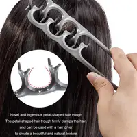 Peigne texturant volumateur, peigne à dents larges pour salon, peigne coiffant pour cheveux bouclés et volumineux, pour la séparation des mèches et la création de frange, pour salon et usage domestique 3