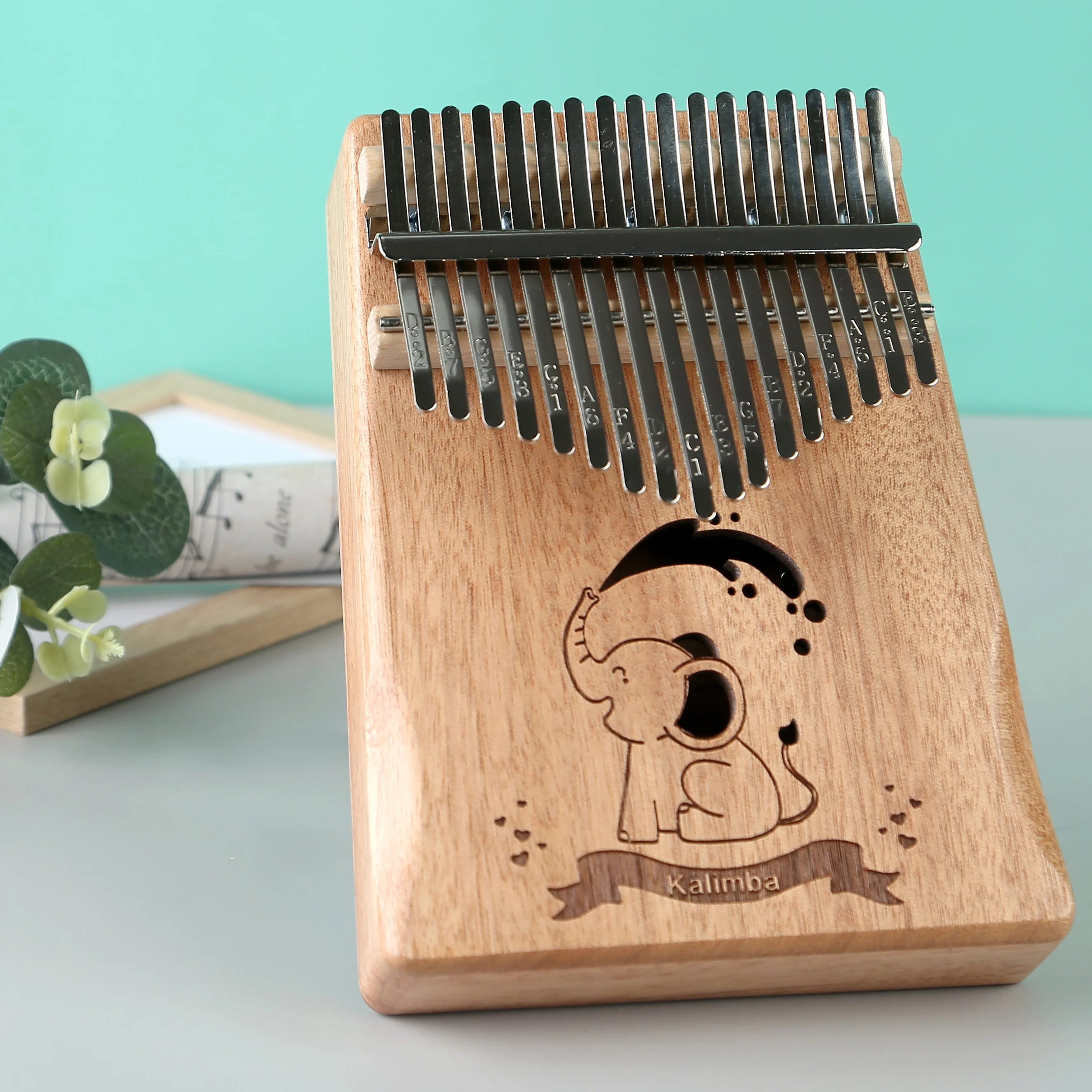 Lydezy Portable 17-Key Thumb Piano Kit - Perfect Gift