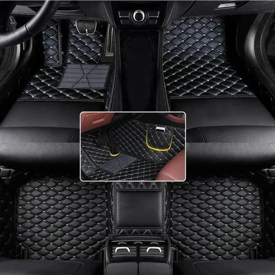 

Customized Artificial Leather Car Floor Mat For VW Virtus 2018 2019 2020 2021 2022 Protect Your Vehicle's Interior Accessory