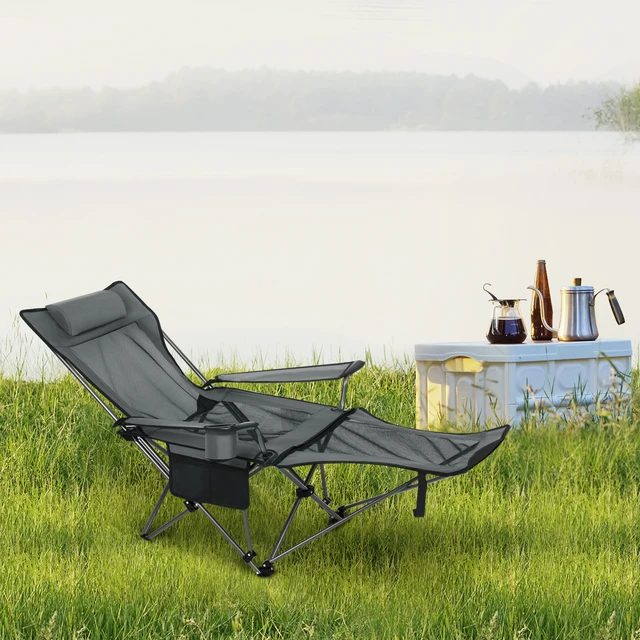 WEJOY 2 In 1 Reclining Camping Chairs For Adults Folding Chair With - View #6