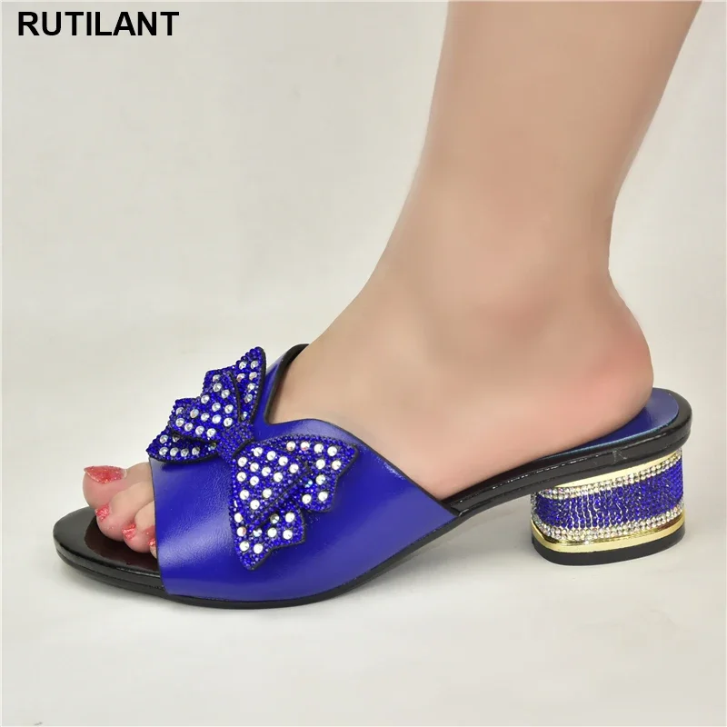 

Новинка, женская свадебная обувь в итальянском стиле, украшенная стразами, женские туфли и сандалии, роскошная женская обувь, размер 43, женская обувь