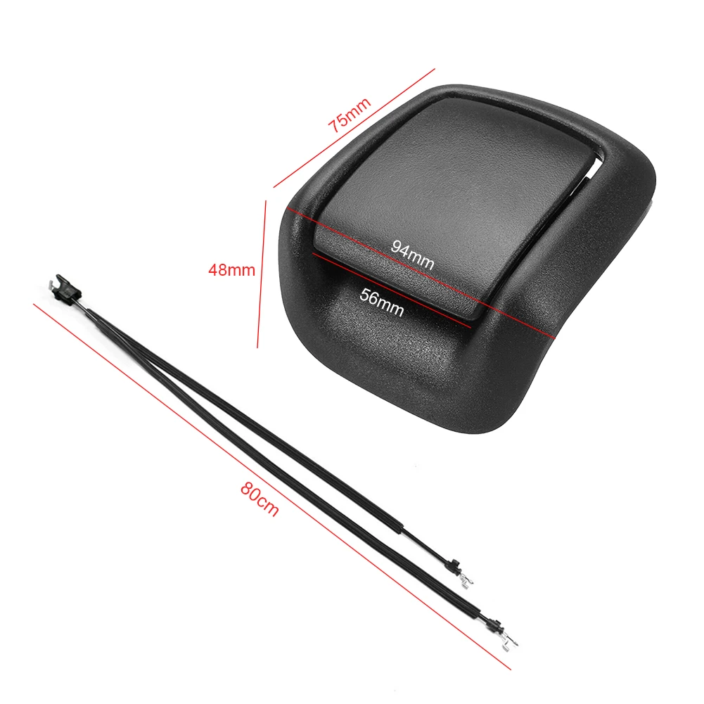 Left/Right Hand Seat Tilt Handle + Cable 1417521/1417520/1441167/1441166 Tilt Mechanism Handle for Ford Fiesta MK5 MK6 2001-2008