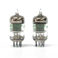 2PCS 5654W 5654 Vacuum Tube Valve Vacuum Electronic Tube Pairing For Audio Tube PreAmp 1