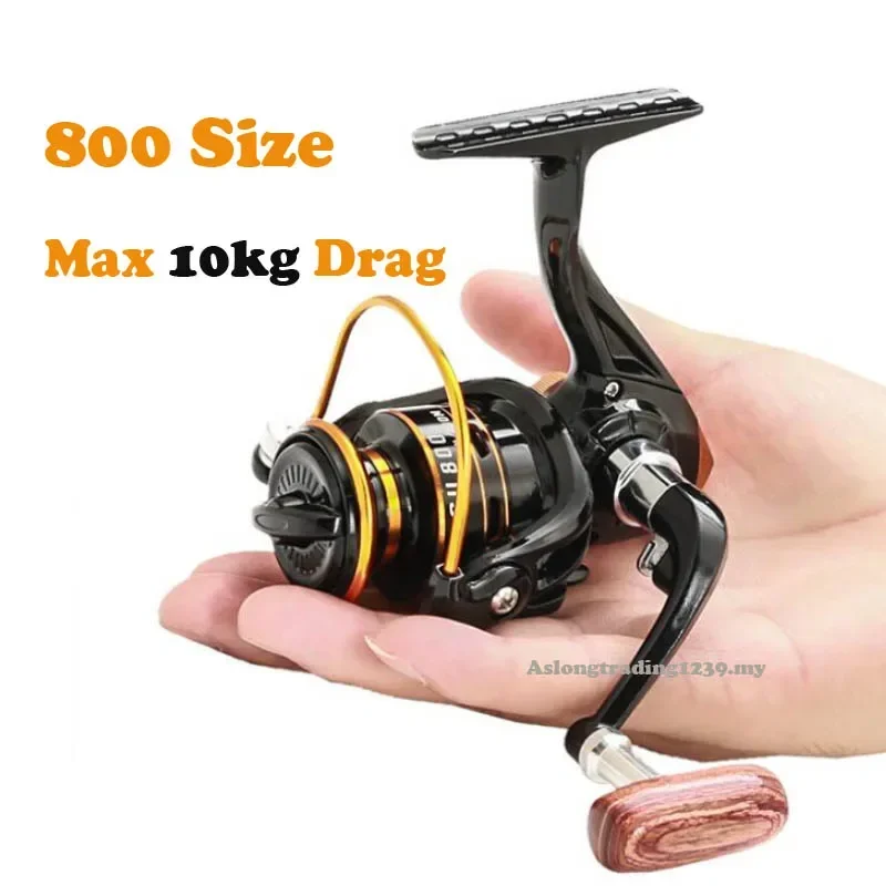 Spinning Fishing Reels Fishing Reels 5.2:1 Mini Spinning Reel Outdoor Ice Fishing Sea Rock Raft Angling Rod Gear Metal Spool Tackle Carp Crucian Bass Reels