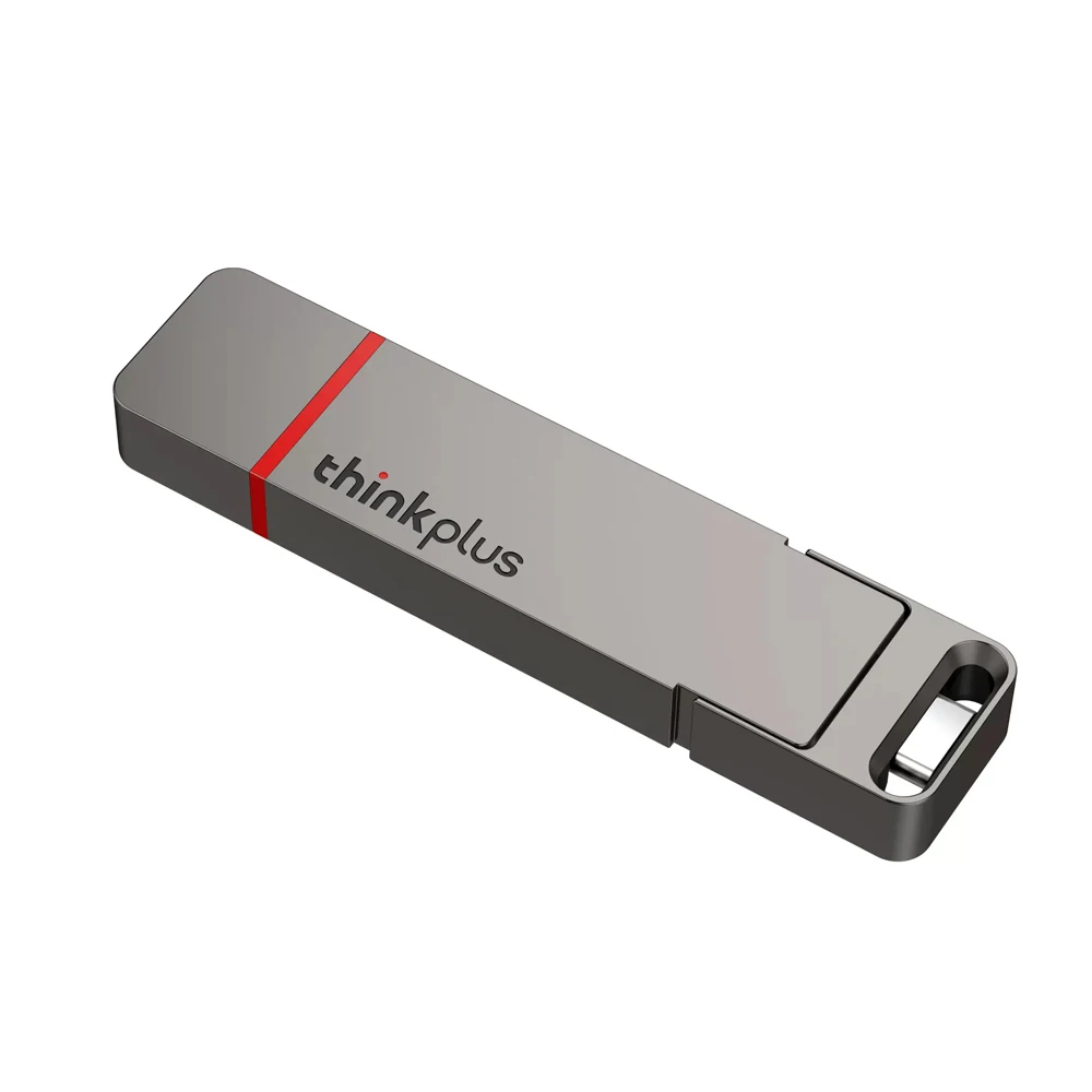 Disco Usb Portátil de Estado Sólido Lenovo-thinkplus Disco Dual-port por Metal u 128gb 256gb 512gb 1tb Usb 3.2 Tipo-c Tu200 - Imagem 4