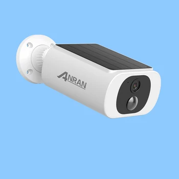 ANRAN 2K Wireless Solar Camera Outdoor Surveillance Integrated Battery Wifi Camera Humanoid Detection Flash Alarm Night Vision 1
