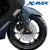 Vinil reflexivo adesivos da motocicleta aro da roda decalque logotipo para yamaha xmax 300 125 250 400 xmax300 xmax400 xmax250 2019 2020 2021 3