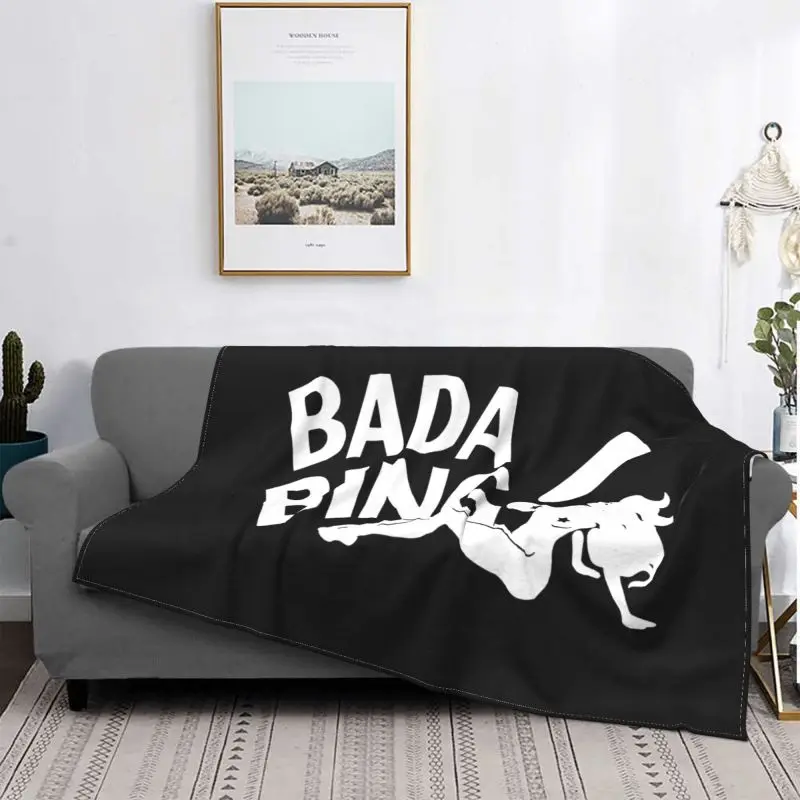 Bada Bing Sopranos Jersey Mafia Stripper Tony Blanket Fluffy Comfort Super Warm Skin Friendly Home Decotation