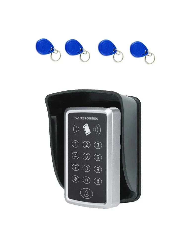 125KHz RFID Access Control Keypad EM Card Reader Door Access Control System Door Lock Opener Keyboard System Sliding Locks