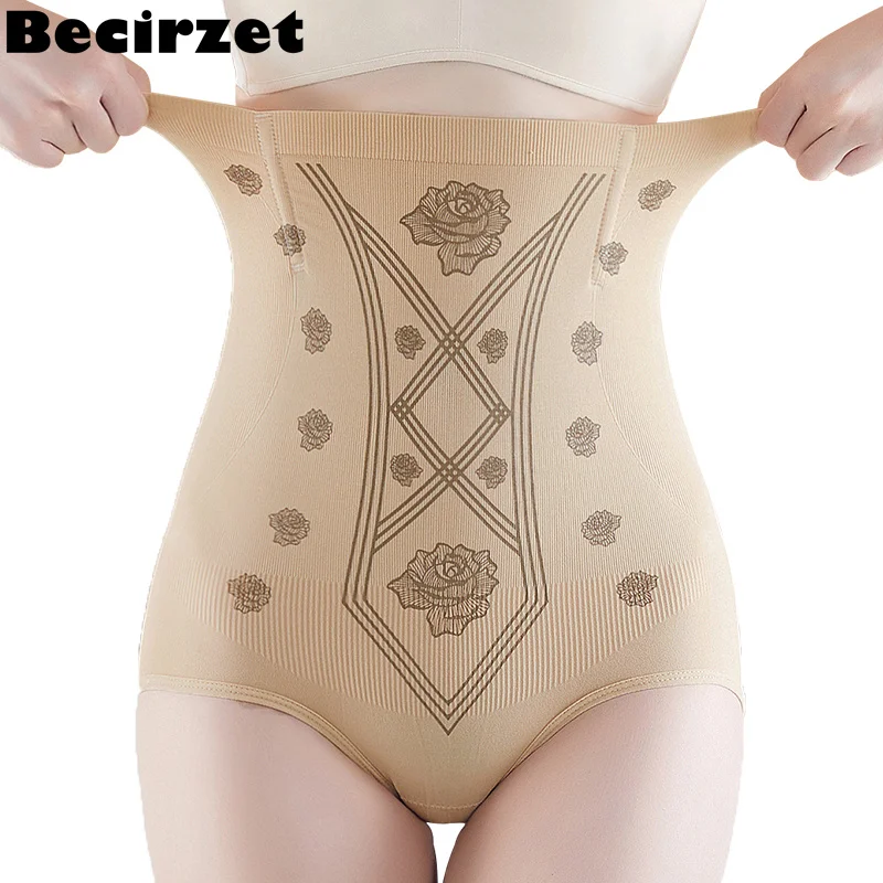WomenSBodyShaperFlatBellySheathingPantiesIonTechGirdle