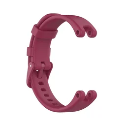 Soft Silicone Sport Band Strap - Replacement Accessory - Garmin Lily (Wine Red)