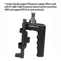 Nanlite BT-BG-PB Power Bank Battery Grip for FC-60B and FC-120B Support Handheld or with the Light Frame Installation 2