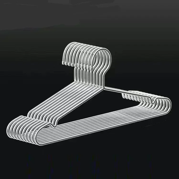 Clothes Hanger 10-20pcs/set 3mm Stainless Steel Hanger Clip Model Drying Socks Artifact Socks Rack Household Thicken