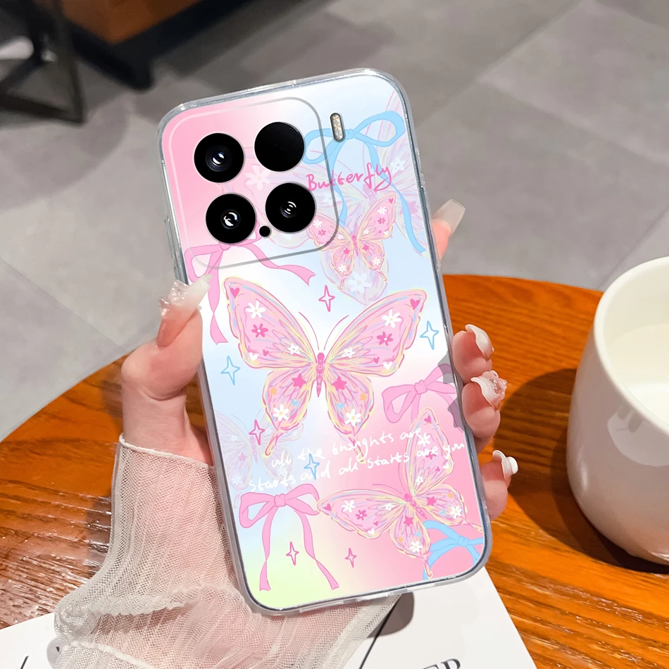 Rainbow Soft Transparent Silicone Bumper Phone Case - Creative Gift