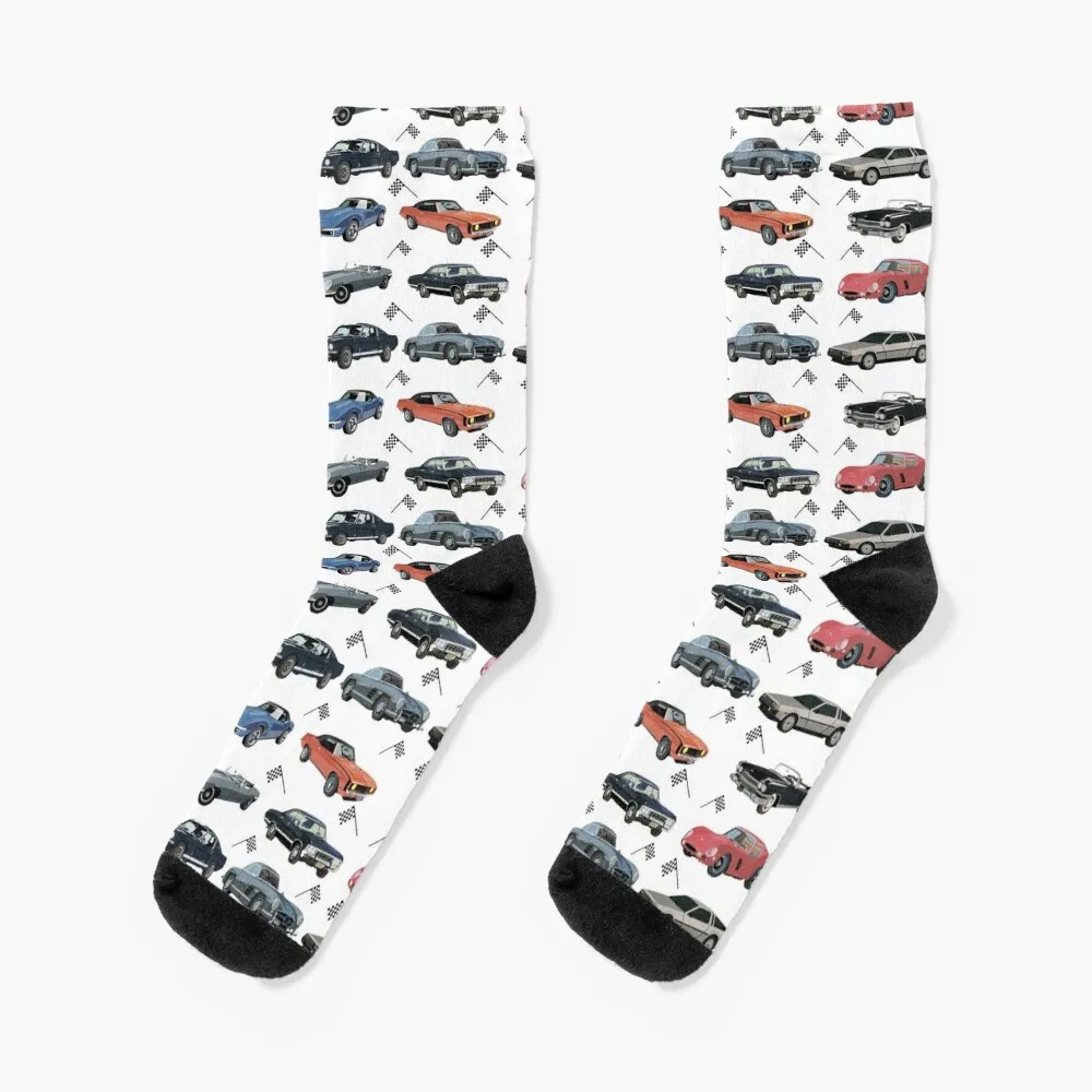 

Vintage Cars Socks compression sports stockings loose luxe Men's Socks Luxury Women's