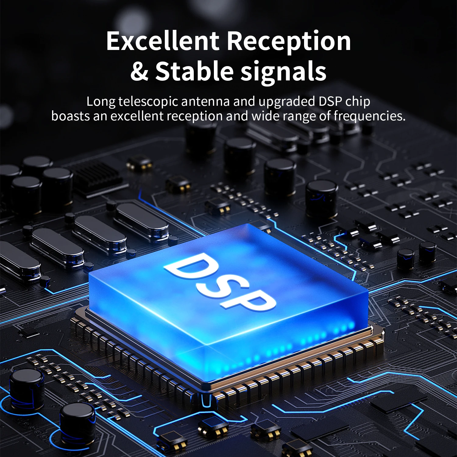 Portable Retro FM AM SW Radio Full Band DSP Radios Wireless Bluetooth Speaker Subwoofer Support TF Card U Disk 3.5mm Headphones