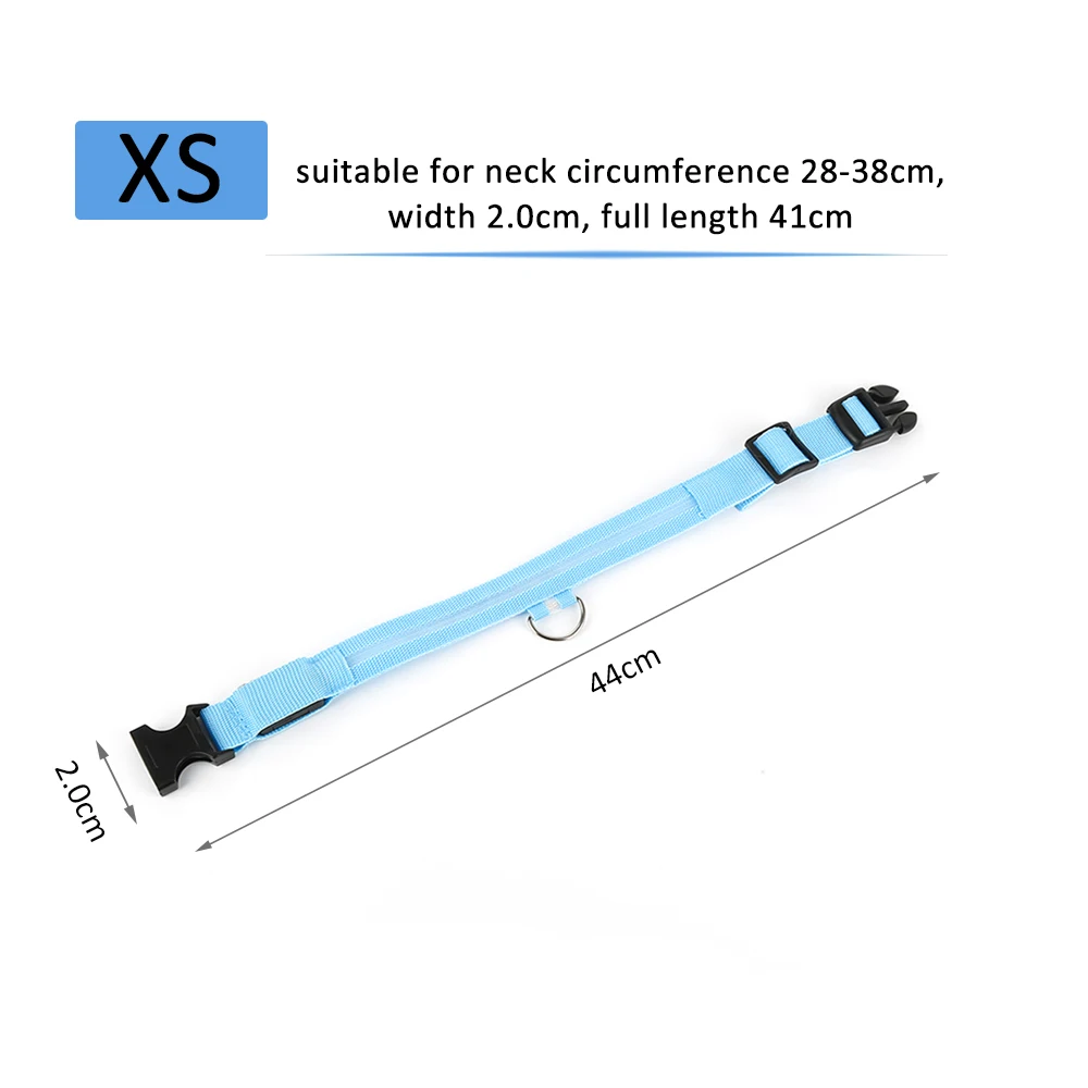 Title 7, Safety Led Dog Collar Luminous Usb Cat Dog Coll...