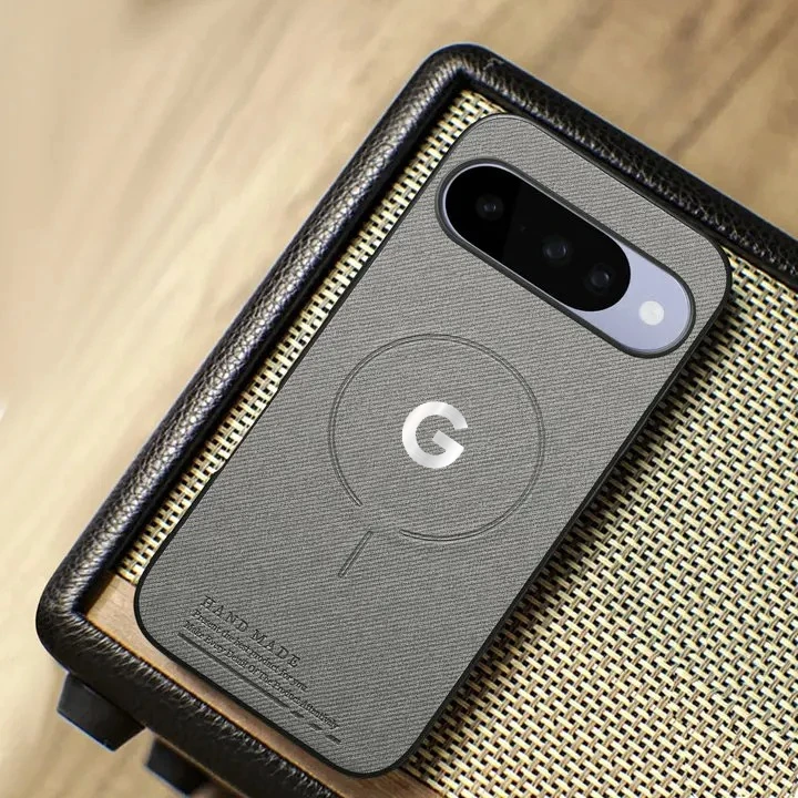 Sleek Leather MagSafe-Compatible Shockproof Case with Wireless Charging