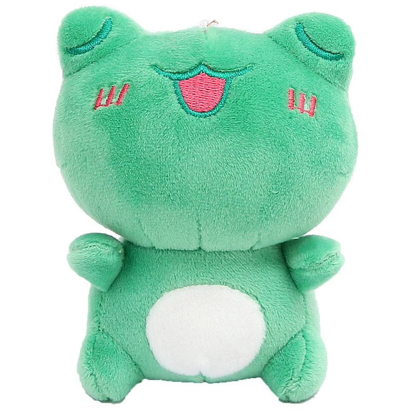 Cartoon Frog Plush Toys Pendant Keychain Kid's Gift Dolls Toys