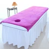 Beauty Bedsheet Cosmetic Salon Sheets Massage Treatment Soft Sheets Spa SPA Bed Table Cover Sheets with Hole 4