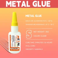 FIXWANT Metal Products Aluminum Iron Steel Copper Alloy Strong Adhesive Universal Rubber Tire Repair Super Glue 1