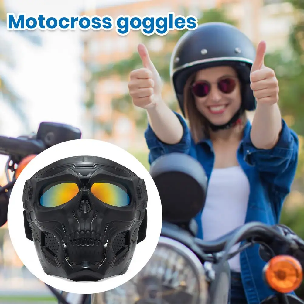 

Очки для мотокросса ветрозащитные очки для езды на мотоцикле с регулируемыми цветными очками удобные защитные аксессуары для езды на велосипеде