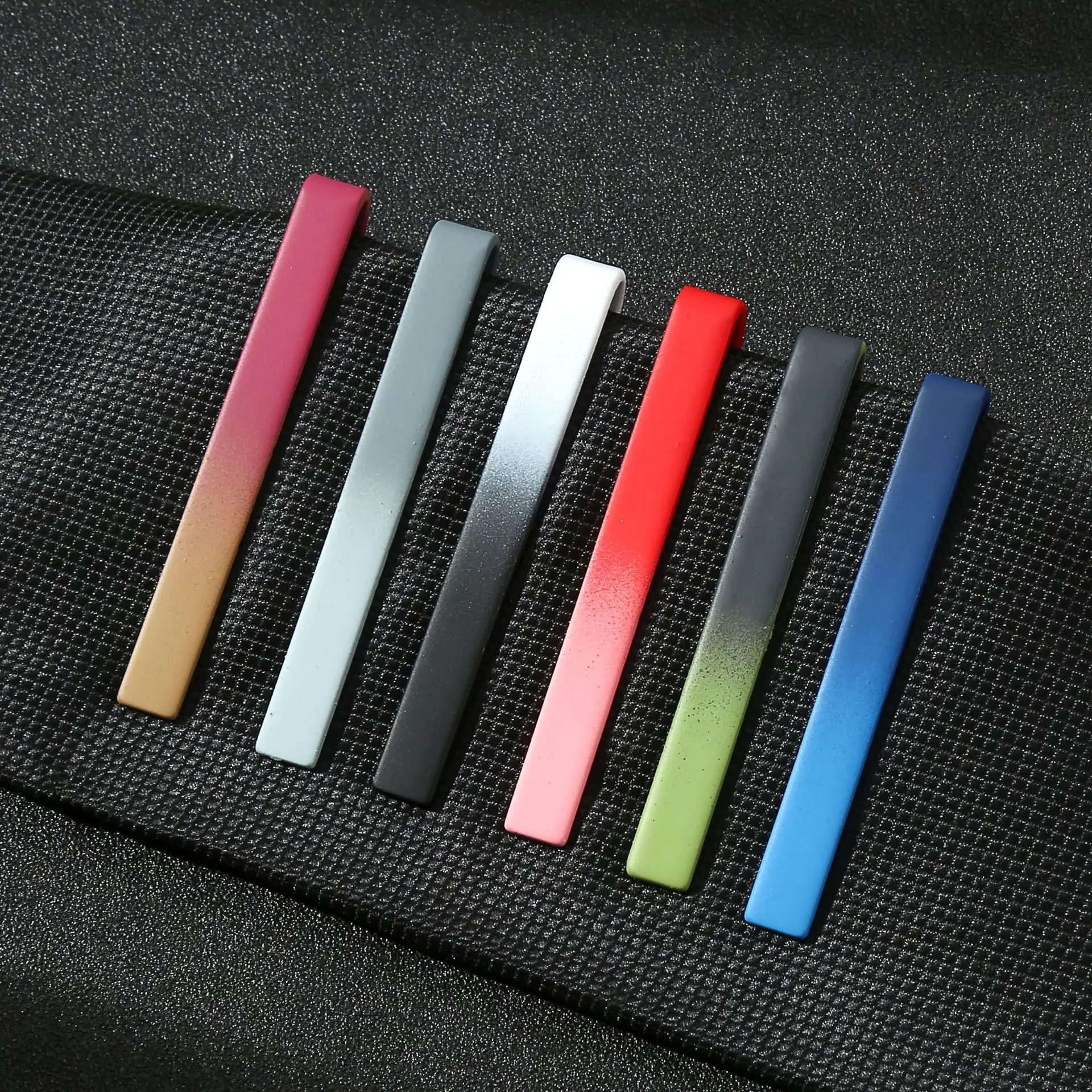 

Fashion, novel, gradient, personality, trendy men's tie accessories, casual double color, creative tie clip