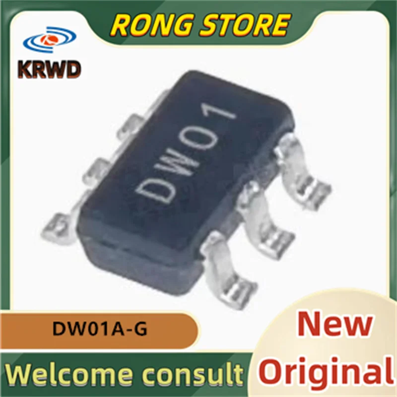 

50PCS DW01 DWOI New and Original Chip IC SOT23-6 DW01A-G DW01A DW01
