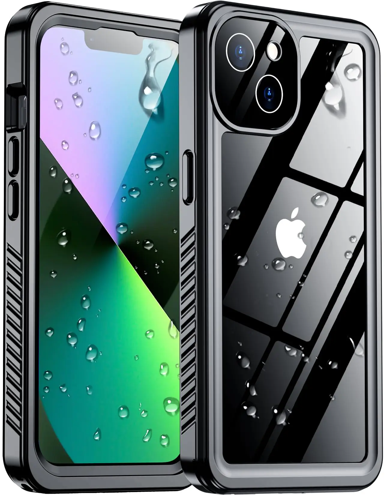 Waterproof Shockproof Solid-Color Phone Case with Full Protection
