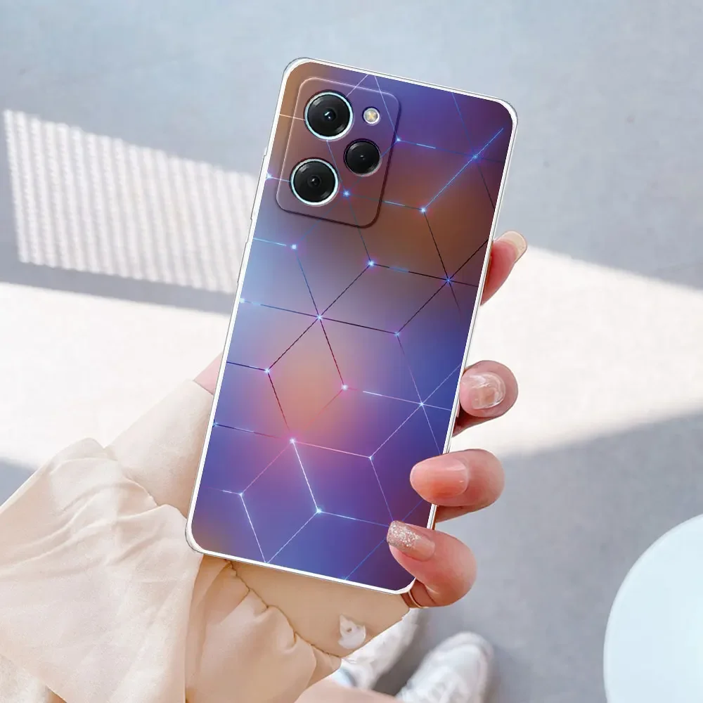 Marble Painted Clear Silicone Case with Bumper