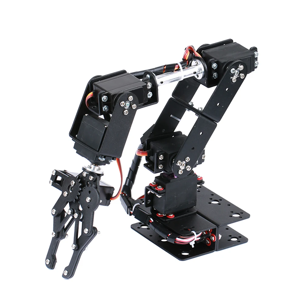 6-DOF Robotic Arm Kit Multi Degree-of-Freedom Robot Grasping Maker with Servo Option for Education and Person DIY image 2