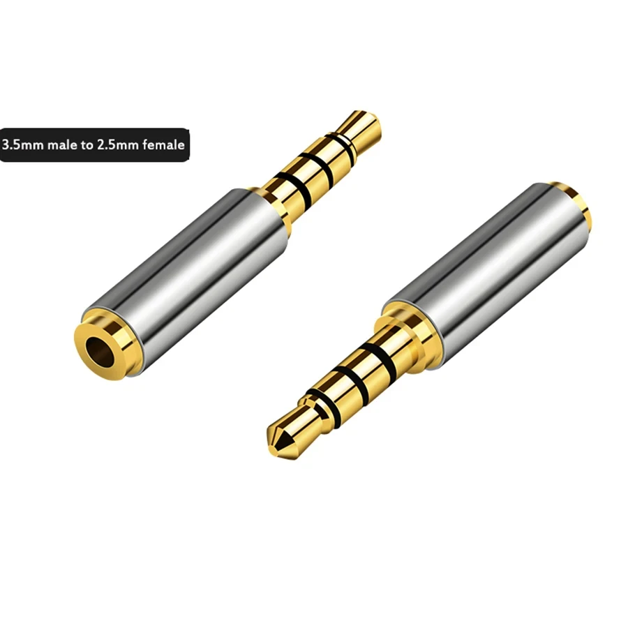 High-Quality Stereo Audio Adapter Converter, 3.5mm to 2.5mm and Vice Versa