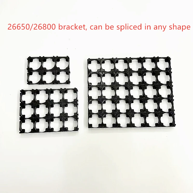 Battery holder 10/20/50PCS 26650 26700 26800 Battery Holder Bracket Lithium battery Plastic bracket fixed bracket DIY battery pack