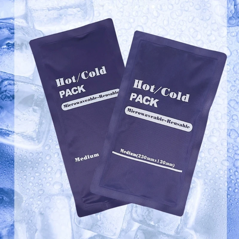 Ice Pack for Injuries Reusable Hot and Cold Gel Pack Shoulder Knee Back Ankle Arm Discomfort Sport Therapy Recovery