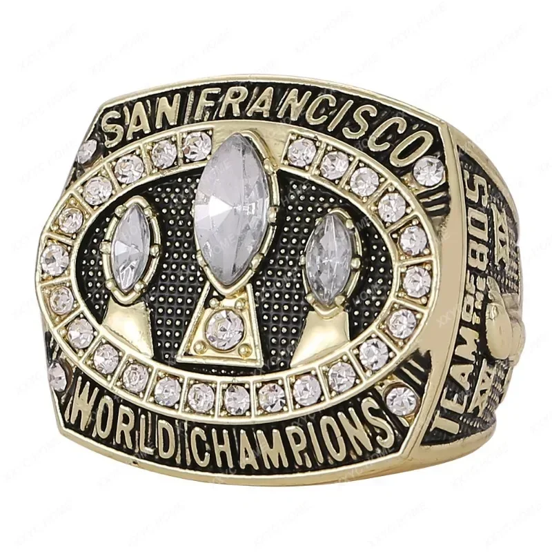 1988 San Francisco 49Ers Anello Del Campionato Di Rugby Anello Da Uomo