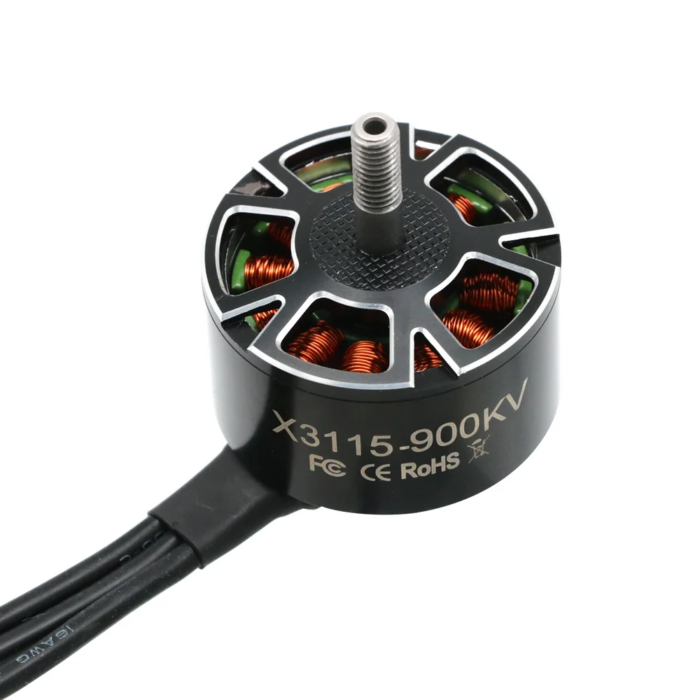 FPV 프리스타일 장거리 Cinelifter RC 드론용 브러시리스 모터, UAngel X3115 3115 900KV 1050KV 1200KV 6S, 9 인치 10 인치, 로트당 4 개