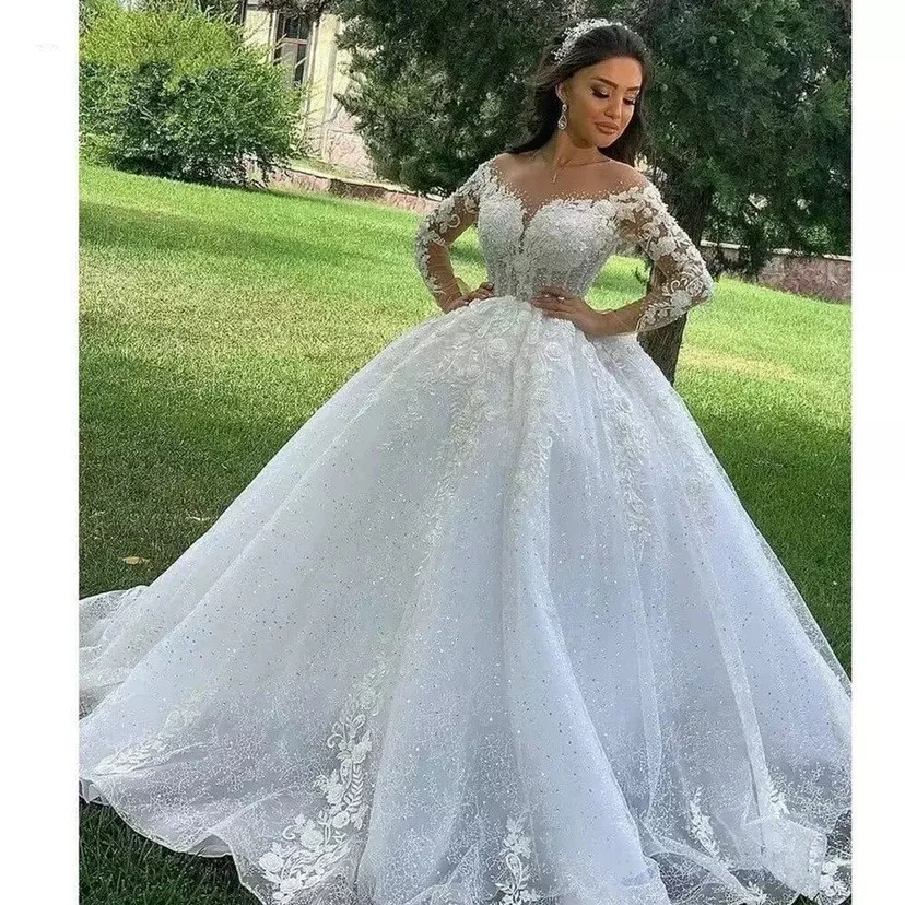 Plus Size Wedding Dress Sleeves Gowns Ball Gown Wedding Dresses Plus