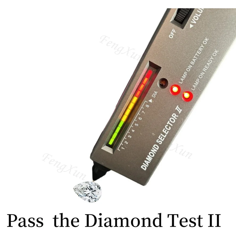 Pear Cut  Loose Moissanites Stone With GRA Certificate  0.5-5ct 4x6~9x13mm For DIY Jewelry Earrings Hair Accessories iMake