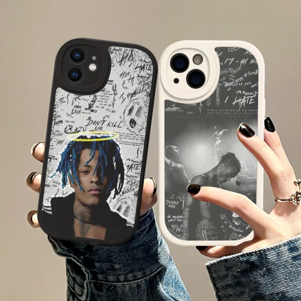 Xxxtentacions 17 Custodia Per Telefono Rapper In Pelle Dura Per Iphone 14 13 12 Mini 11 14 Pro Max Xs X Xr 7 8 Plus Fundas