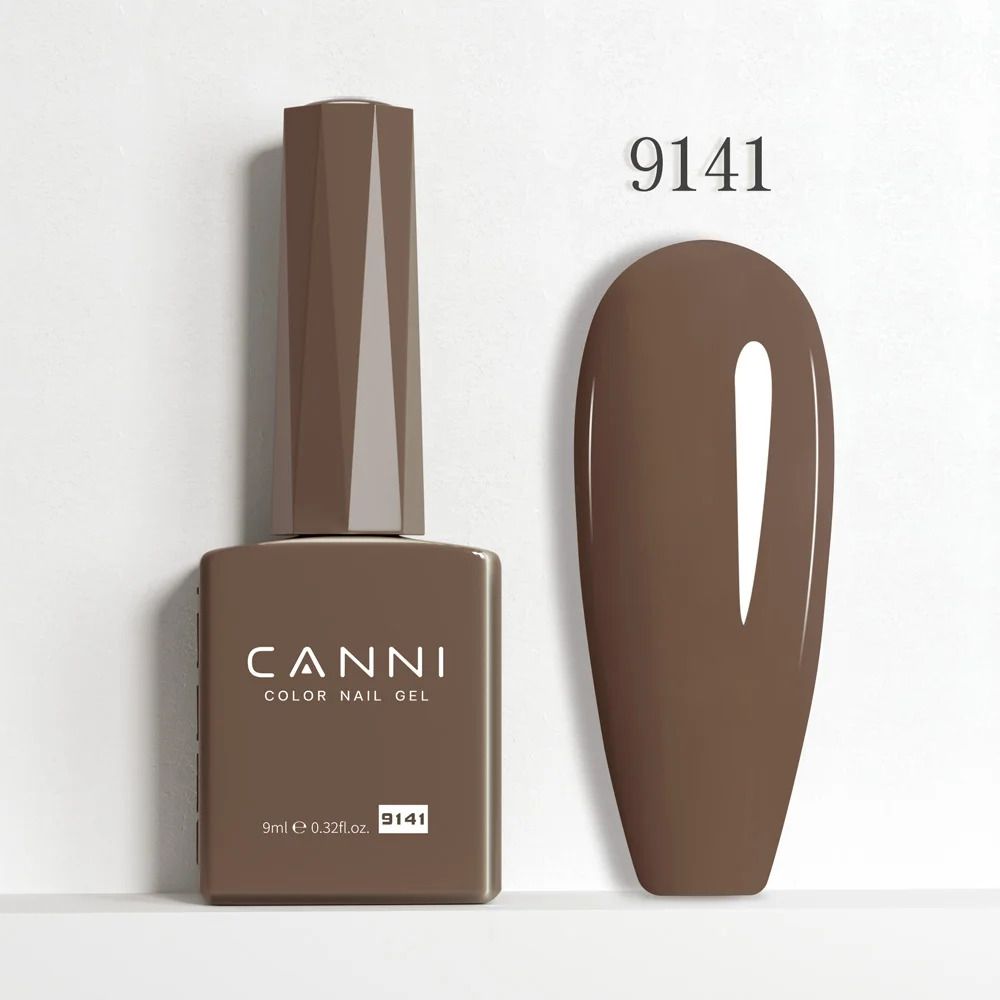 CANNI Hema-Free Nail Gel Polish - Fall Collection: Gorgeous Red & Nude Jelly Tones - Long-Lasting Shine, 9ml