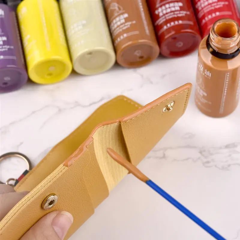 Description Picture 4 of item30ml Leather Elastic Repair Edge Oil Leather Carving Matte Without Irritating Smell Leather Edge Belt Repair Wrap Edge Liquid