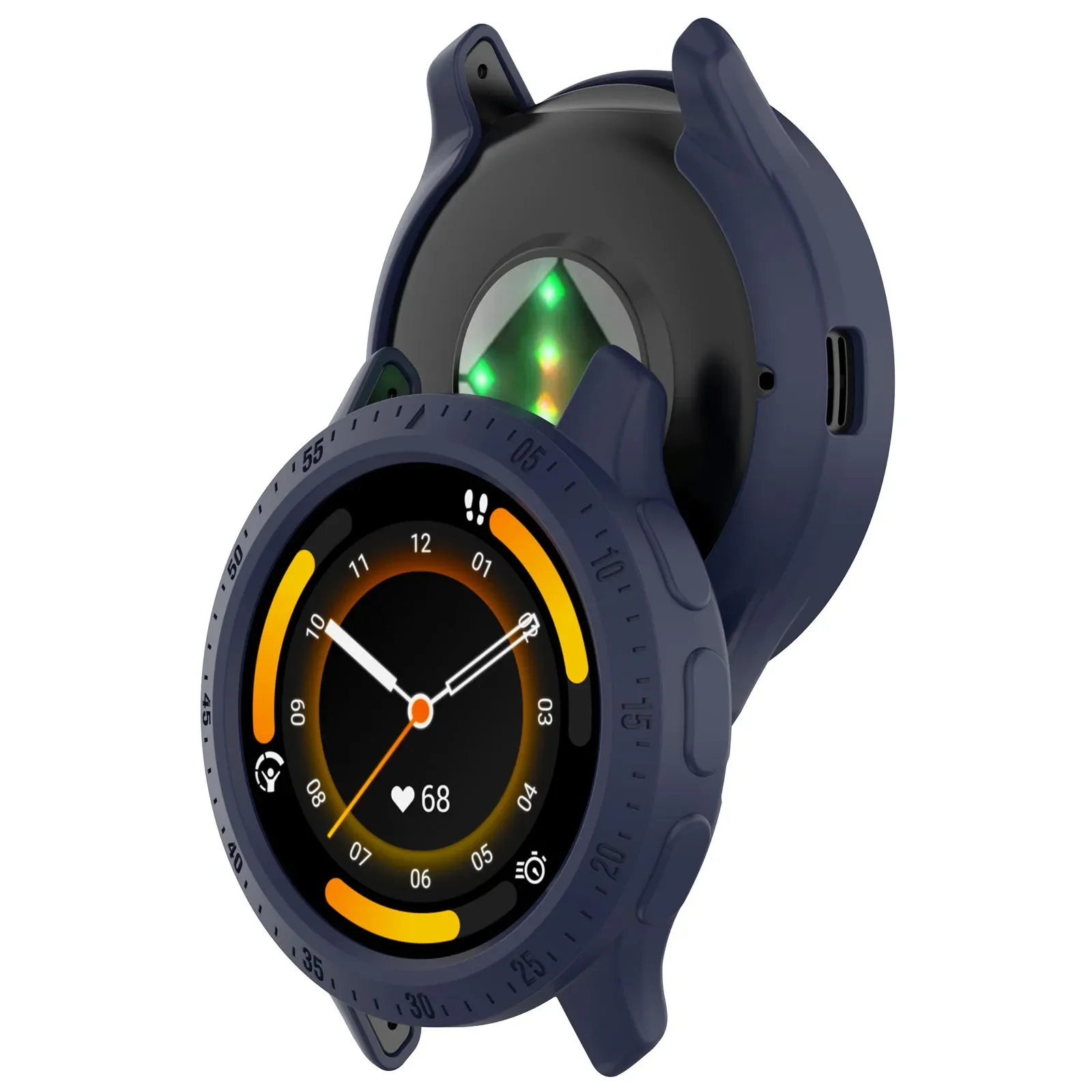 TPU Silicone Protective Cover Case for Smartwatch - Screen Protector Excluded