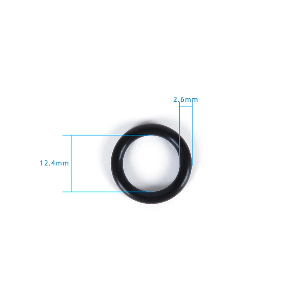 Diving O Rings Kit Diving Sports O-Rings Kit Scuba Diving Dive Rubber 20pcs Accessories Black Refill Dive O-Ring Repair Replacement