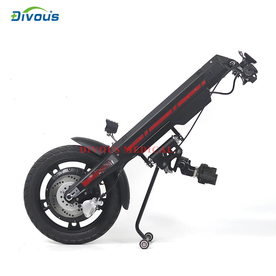 16 Inch 800W Electric Handcycle Wheelchair Attachment Electric Handbike Kit