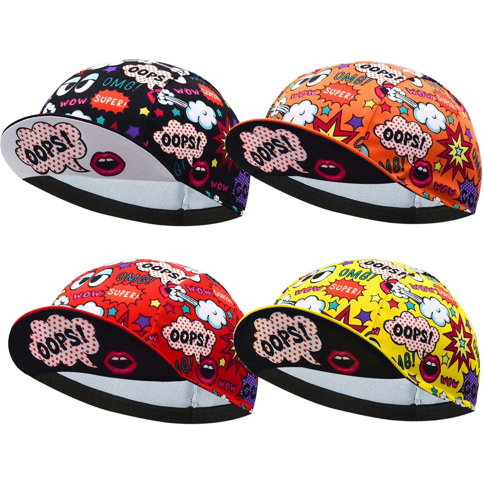 Cycling Cap Breathable Unisex 4 Types Colors
